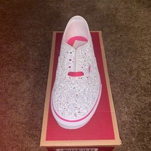 Brand new glittered vans